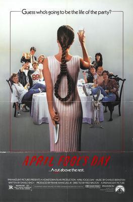 April Fools Day movie poster Metal Print 8in x 12in