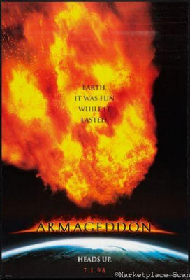 Armageddon Metal Movie Poster 8in x 12in