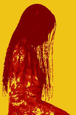 Art 11x17 poster Blood-Red Girl Silhouette for sale cheap United States USA