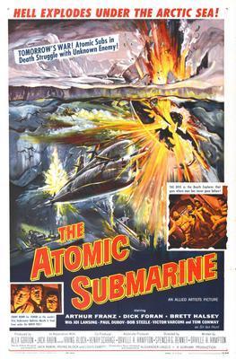 Atomic Submarine movie poster Metal Print 8in x 12in