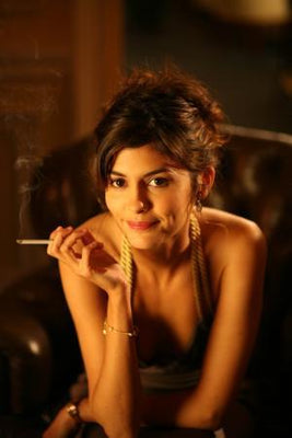 Audrey Tautou poster tin Metal Print Wall Art