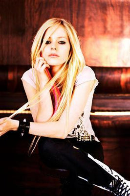 Avril Lavigne poster tin Metal Print Wall Art