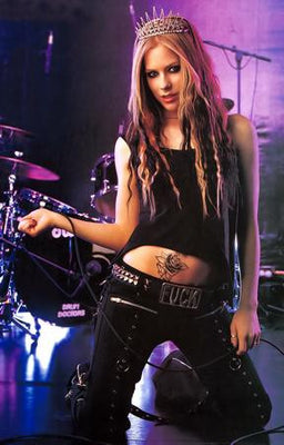Avril Lavigne poster Tiara R Rated Belt Buckle for sale cheap United States USA