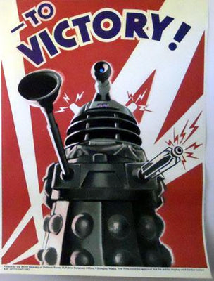 Daleks To Victory Poster Dr. Who 27x40 The Poster Depot