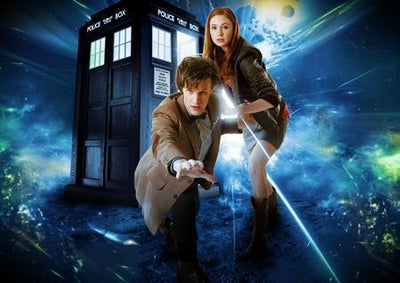 Matt Smith Karen Gillan Dr. Who Poster Tardis #3