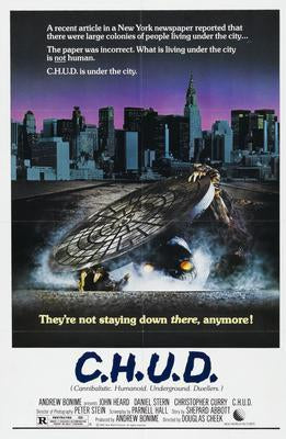 Chud C.H.U.D. movie poster Metal Print 8in x 12in