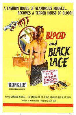 Blood And Black Lace movie poster Metal Print 8in x 12in
