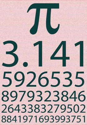 Pi Metal Print 8in x 12in