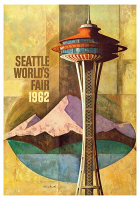 Seattle Worlds Fair poster 24in x 36in for sale cheap United States USA