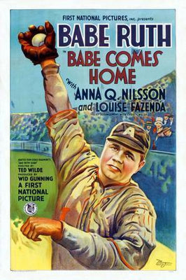Babe Ruth poster tin Metal Print Wall Art