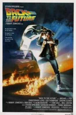 Back To The Future Metal Movie Poster 8in x 12in The Poster Depot