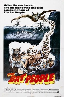 Bat People movie poster Metal Print 8in x 12in