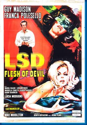Lsd Flesh Of Devil poster 24x36 The Poster Depot