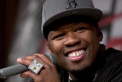 50 Cent Poster Hz Microphone 16in x24 in