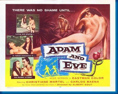 Adam And Eve Movie Poster Metal Poster Choose Style The Poster Depot