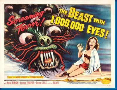Beast With 1000000 Eyes Movie Poster Metal Poster Choose Style The Poster Depot