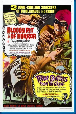 Bloody Pit movie poster Metal Print 8in x 12in