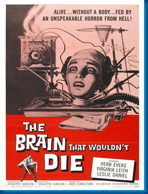 Brain That Wouldn?T Die Movie Poster Metal Poster Choose Style The Poster Depot