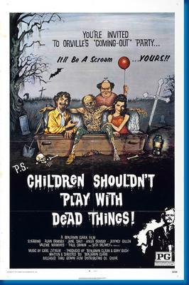 Children Shouldnt Play With Dead Things movie poster Metal Print 8in x 12in