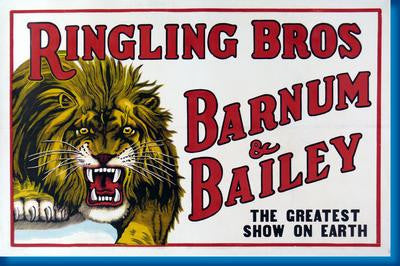 Ringling Bros. Circus Lion Poster 24inx36in The Poster Depot