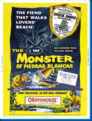 Monster Of Piedras Blancas Double Feature poster 11x17 The Poster Depot