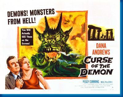 Curse Of The Demon Movie Poster Metal Poster Choose Style The Poster Depot