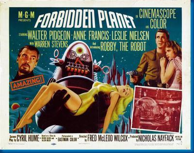 Forbidden Planet Hz Metal Movie Poster 8in x 12in The Poster Depot