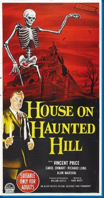House On Haunted Hill movie poster Metal Print 8in x 12in