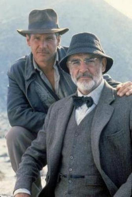 Indiana Jones Last Crusade movie poster Metal Print 8in x 12in