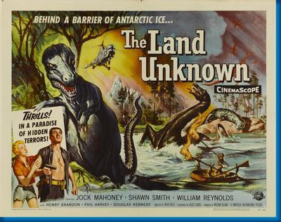Land Unknown Metal Movie Poster 8in x 12in The Poster Depot