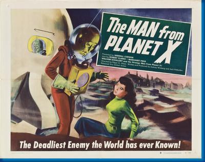 Man From Planet X Metal Movie Poster 8in x 12in