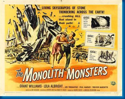 Monolith Monsters The movie poster Metal Print 8in x 12in