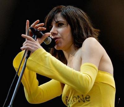 Pj Harvey poster tin Metal Print Wall Art