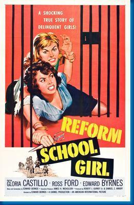 Reform School Girl movie poster Metal Print 8in x 12in