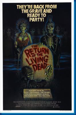 Return Of The Living Dead The Movie Poster Metal Poster Choose Style The Poster Depot