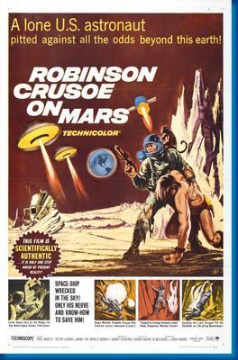Robinson Crusoe On Mars Vt Movie Poster Metal Poster Choose Style The Poster Depot