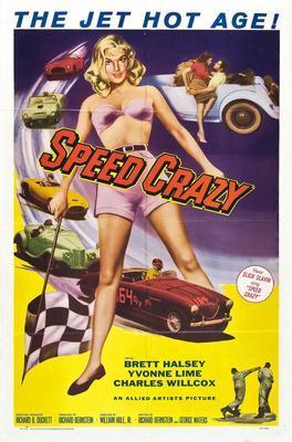 Speed Crazy movie poster Metal Print 8in x 12in
