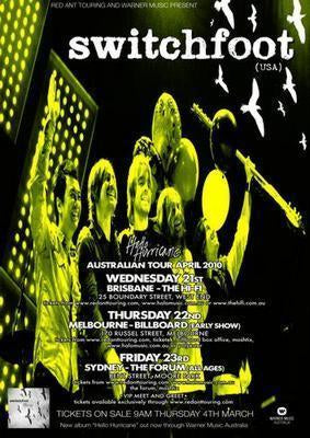 Switchfoot Poster 16inx24in The Poster Depot