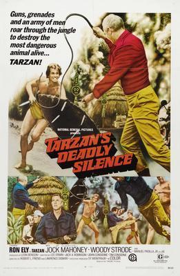 Tarzans Deadly Silence movie poster Metal Print 8in x 12in