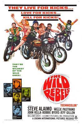 Wild Rebels The movie poster Metal Print 8in x 12in