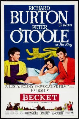 Becket movie poster Metal Print 8in x 12in