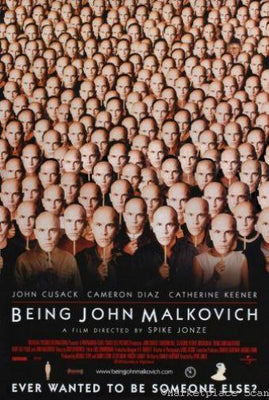 Being John Malkovich movie poster Metal Print 8in x 12in