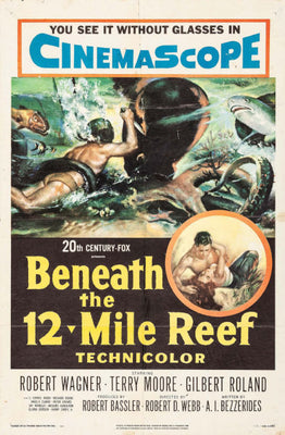 Beneath The 12 Mile Reef Movie Metal Print 8inx12in The Poster Depot