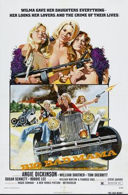 Big Bad Mama movie poster Metal Print 8in x 12in