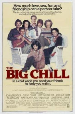 Big Chill, The movie poster Metal Print 8in x 12in