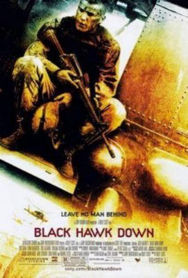Black Hawk Down Metal Movie Poster 8in x 12in