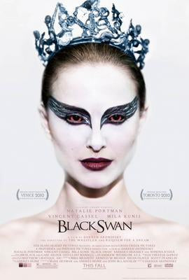Black Swan movie poster Metal Print 8in x 12in