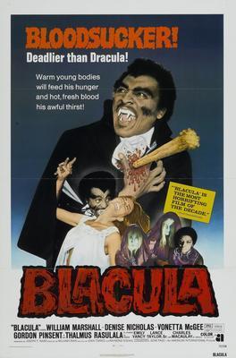 Blacula movie poster Metal Print 8in x 12in
