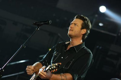 Blake Shelton Metal Print 8in x 12in