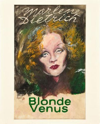 Blonde Venus movie poster Metal Print 8in x 12in